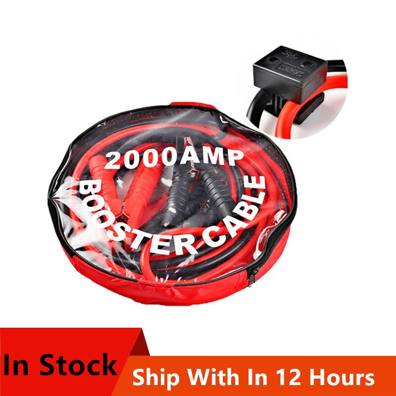 2000 Amp Booster Kabels Noodstroom Start Kabel Booster Jumperkabel Zware Auto Batterij Jumper Booster Lijn Koperdraad