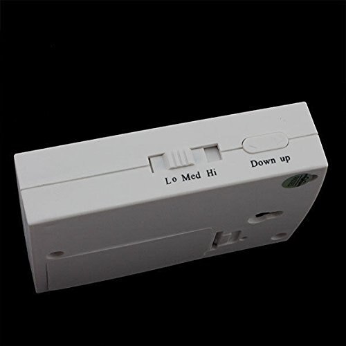 Wireless Doorbell with Push Button Less Power Consumption (White)