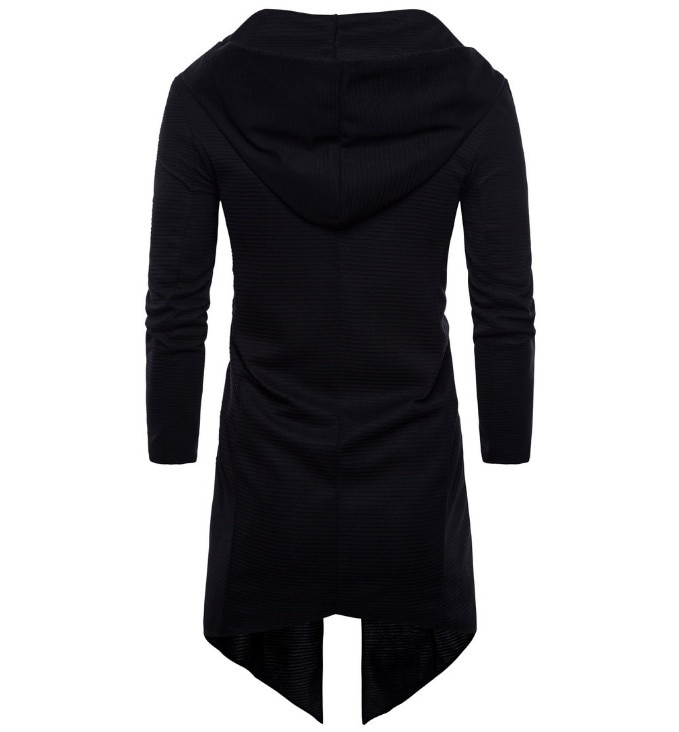 Chaqueta larga con capucha para hombre y mujer, abrigo largo de punto, rompevientos de Europa y América, 5XL talla grande, primavera de 2022