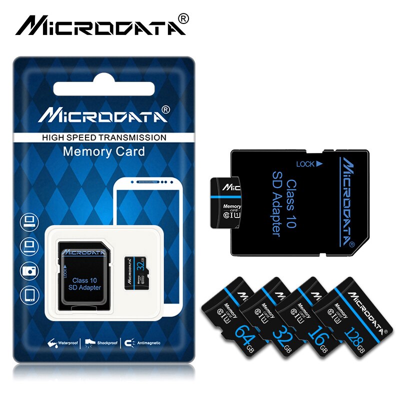 High Speed Class 10 Geheugenkaarten 64Gb 128Gb Micro Sd Kaart Tf Cartao De Memoria 32Gb 16gb 8Gb Microsd Met Sd Adapter