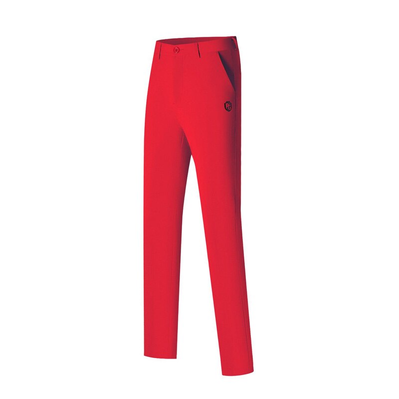 PG Men&#39;s Thick Trousers Golf Wear Men&#39;s Pants Sportswear 골프웨어: Red / W32