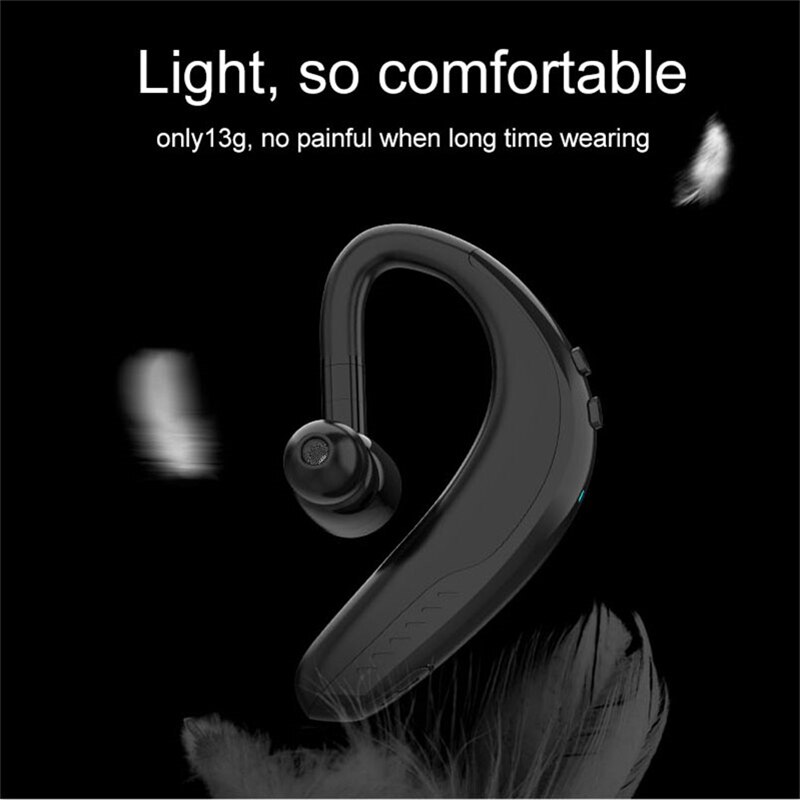 IPUDIS 5.0 Snel Opladen Bluetooth Oortelefoon Haak Draadloze Headset Handenvrij 190mAh met Microfoon