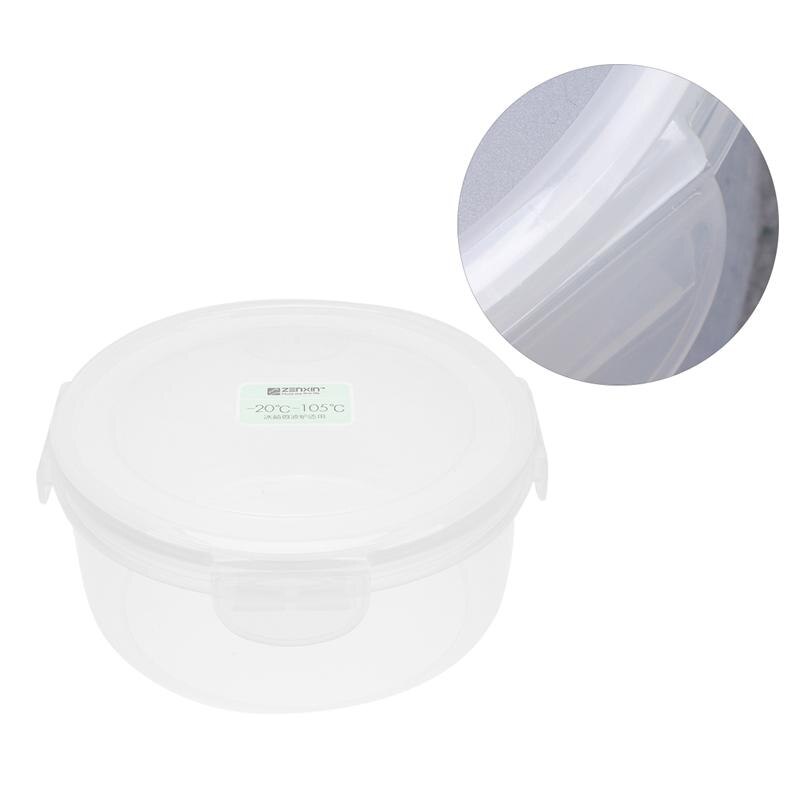 Plastic Preservation Box Large Capacity Round Case Kitchen Food Storage Box Transparent Food Container For Home