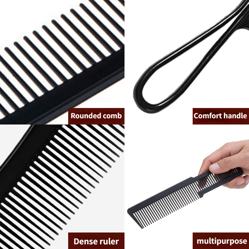 2/3/4 Stuks Grove Krul Kam Detangling Kam Textuur Kam Voor Krullend Nat Golvend Dik haar Pruiken Salon Kapper Kapsel Tool