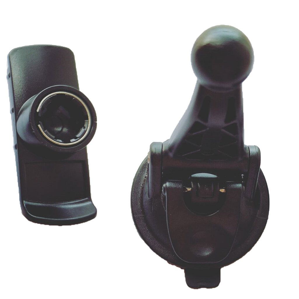 2 stk sugekoppfeste for frontrute til bilfrontrute for garmin gpsmap dakota oregon colorado (svart)