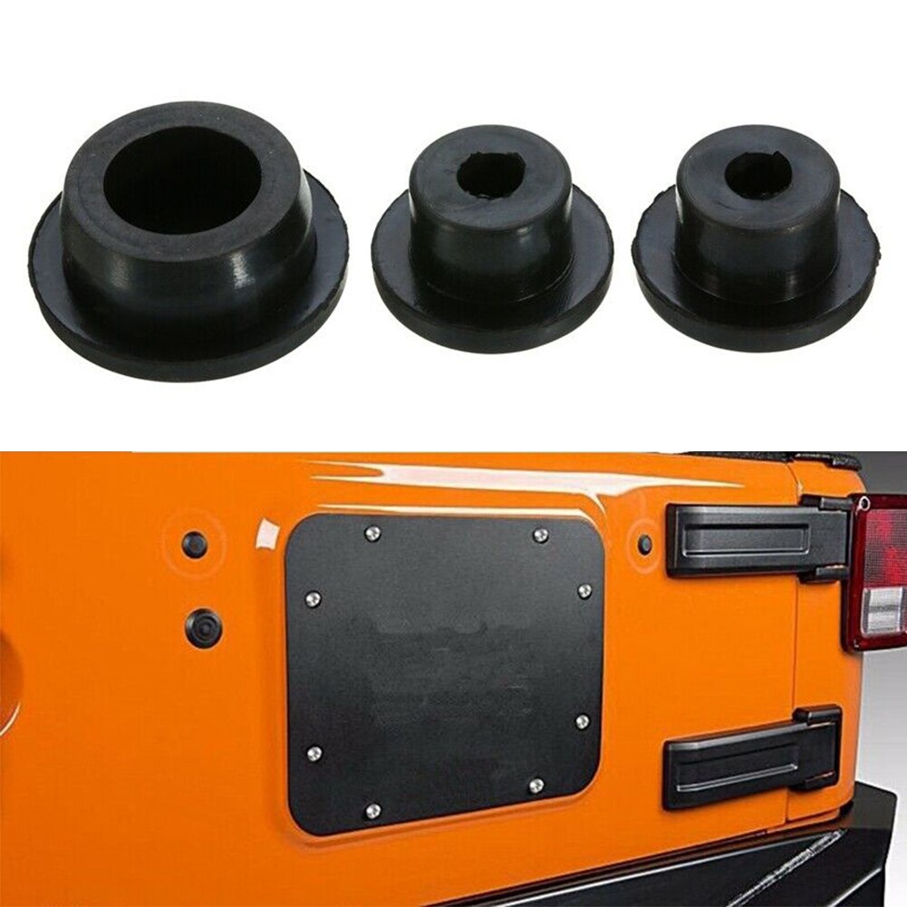 Accessoires Gemonteerd Vervanging Achterklep Plug Set Spare Auto Rubber Band Drager Verwijderen Auto Rear Deur Voor Jeep Jk