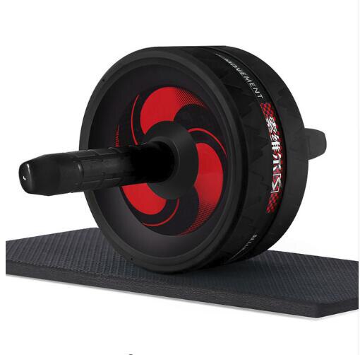Stumm Bauch Rad Sport Rolle Bauch Tragbare Fitnessstudio ÜSpund Ausrügestochen: Schwarz