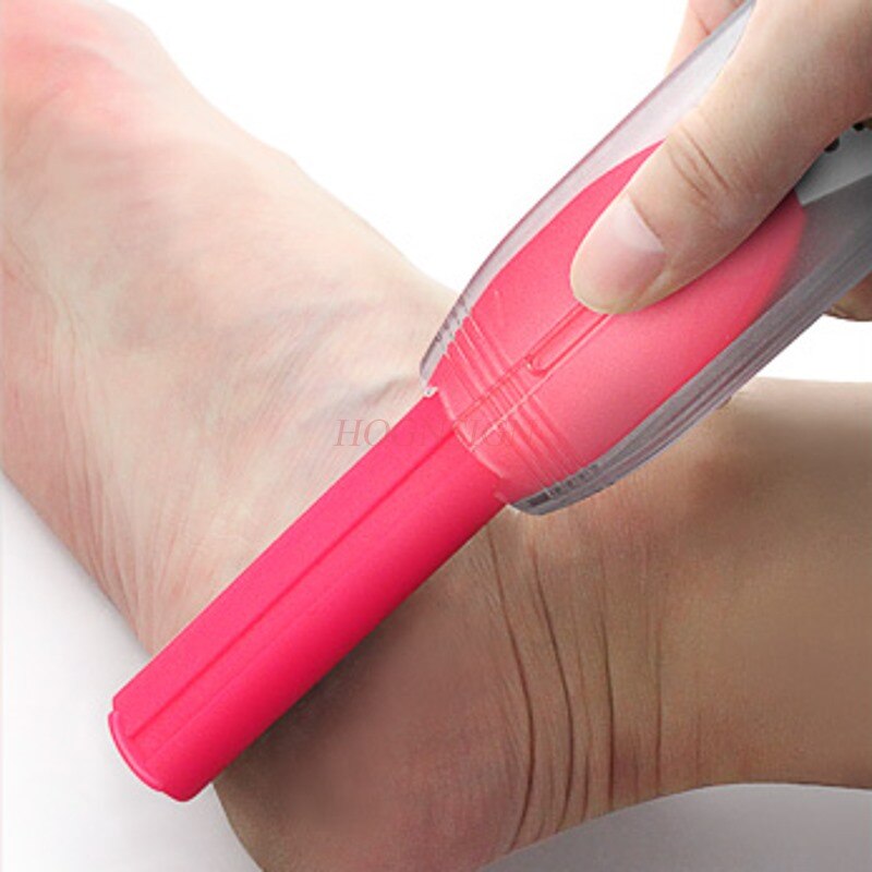 Pedikyrverktøy dobbelthodet fot høvelkniv sett dekor fotverktøy til død hud gammel mann skraping pedikyr kniv sliping