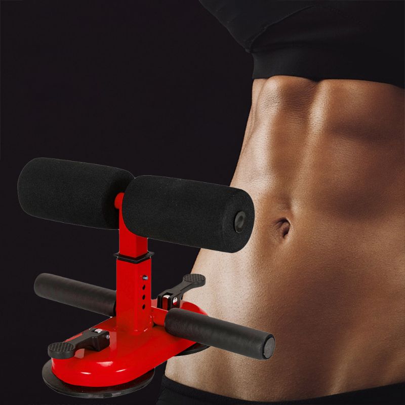 Double Suction Cup Sit Up Bar Assistant Exercise Stand Padded Ankle Support Workout Equipment for Home Gym Fitness