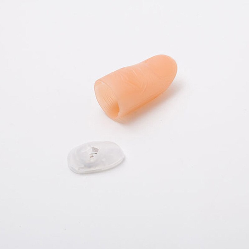 1 paio di Luci su Giocattoli Pollice trucchi di magia Giocattoli per Halloween Del Partito di Spettacolo di Magia di Gomma Dito Pollice illusione Magia di Strada oggetti di scena