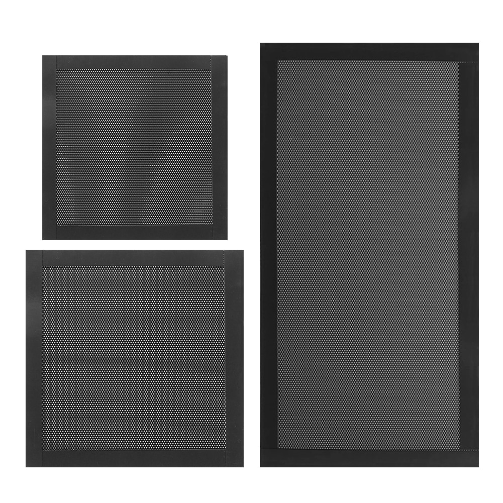 12 x 12 14 x 14 12 x 24cm tietokone pc kotelo tuuletin magneettinen pölysuodatin verkkokansi tietokoneen suoja pvc tuuletin pölynestoverkko