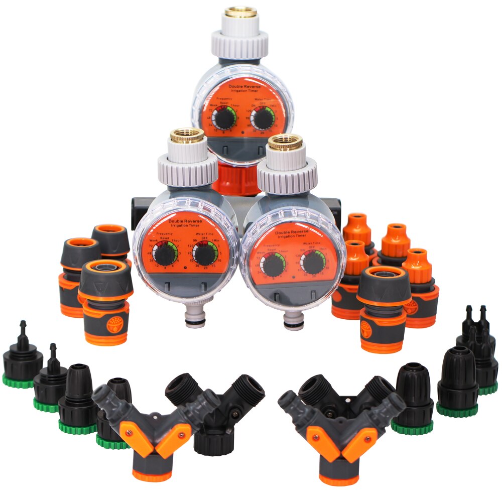 Garden Watering Timers Intelligence Ball Valve Drip Controller Timing Irrigation Device for Lawn Courtyard Greenhouse Tap Hose