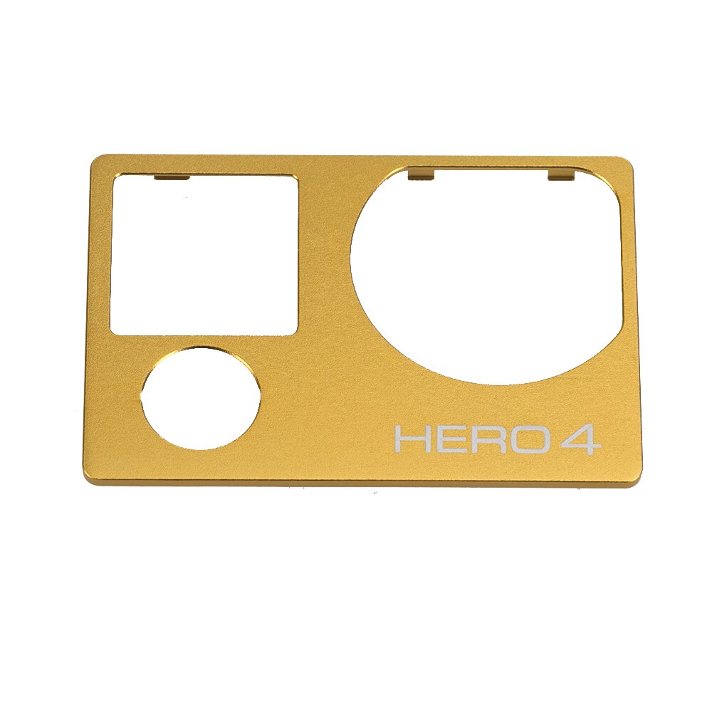 5 Color Aluminum Front Cover Faceplate Repair Replacement Part for GoPro Hero 4 Front Panel Face Cover