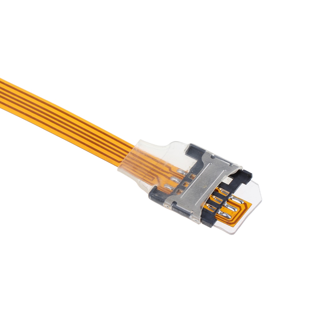 1 Piece Dual SIM Card External Extension Converter Flex Cable Adapter Support for Phone