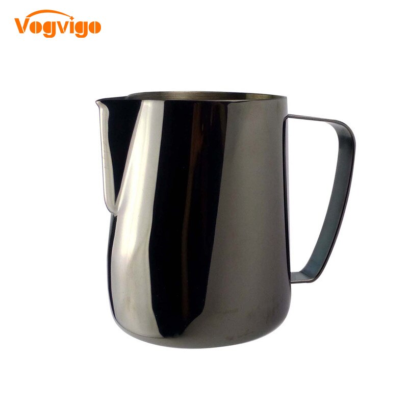 Vogvigo 0.3-0.6L Rvs Melkkan Opschuimen Werper Pull Bloem Kopje Koffie Melkopschuimer Latte Art Melkschuim coffetools