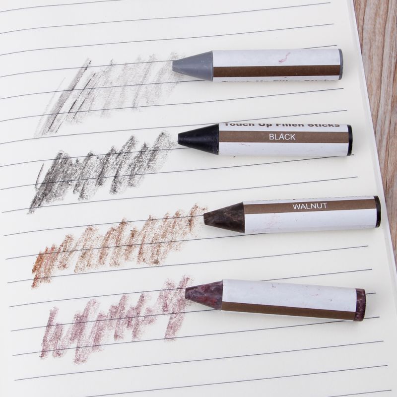 17Pcs Meubels Touch Up Kit Markers &amp; Filler Steekt Hout Krassen Herstellen Kit