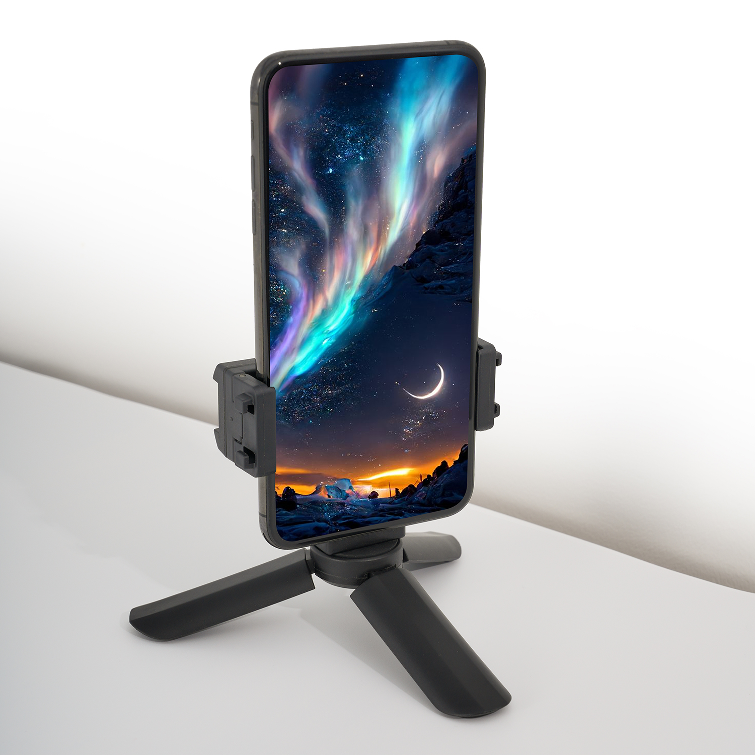 Portable Mini Table Tripod Stand Desk Tripod With Phone Mount Holder For Mobile Phone Iphone Camera video watching
