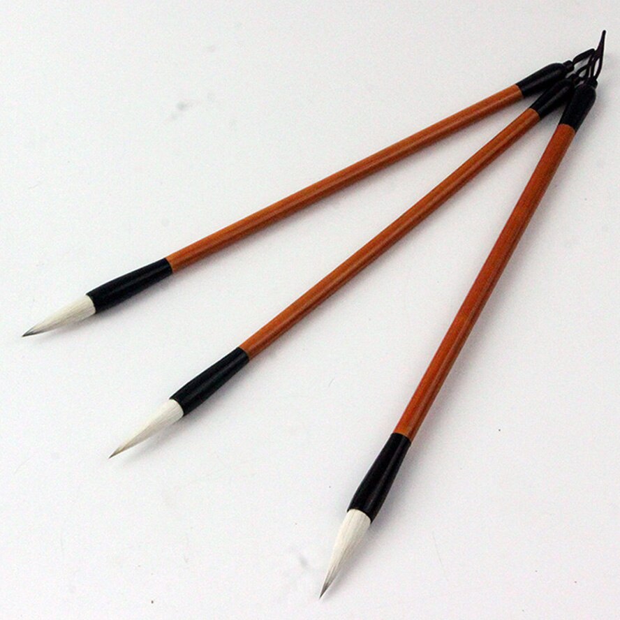 3 pcs/set Chinese Calligraphy Brushes woolen Mixed hair brushes pen set for artist painting calligraphy Art supplies best