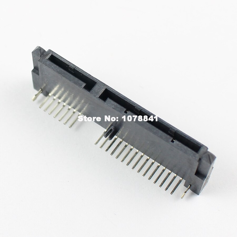 10 Pcs Per Lot SATA 7+15 Pin 22 Pin Right Angle Female Hard Drive HDD Connector Adapter