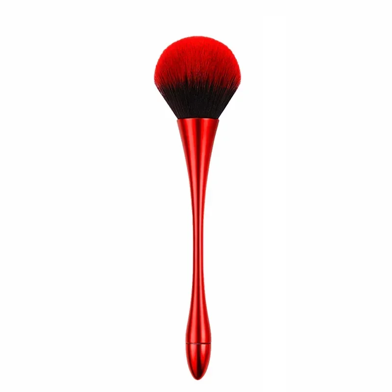 Brocha para colorete en polvo de oro rosa, brocha de maquillaje , cosmética grande para cara, brocha colorete, herramienta de maquillaje: Azul cielo