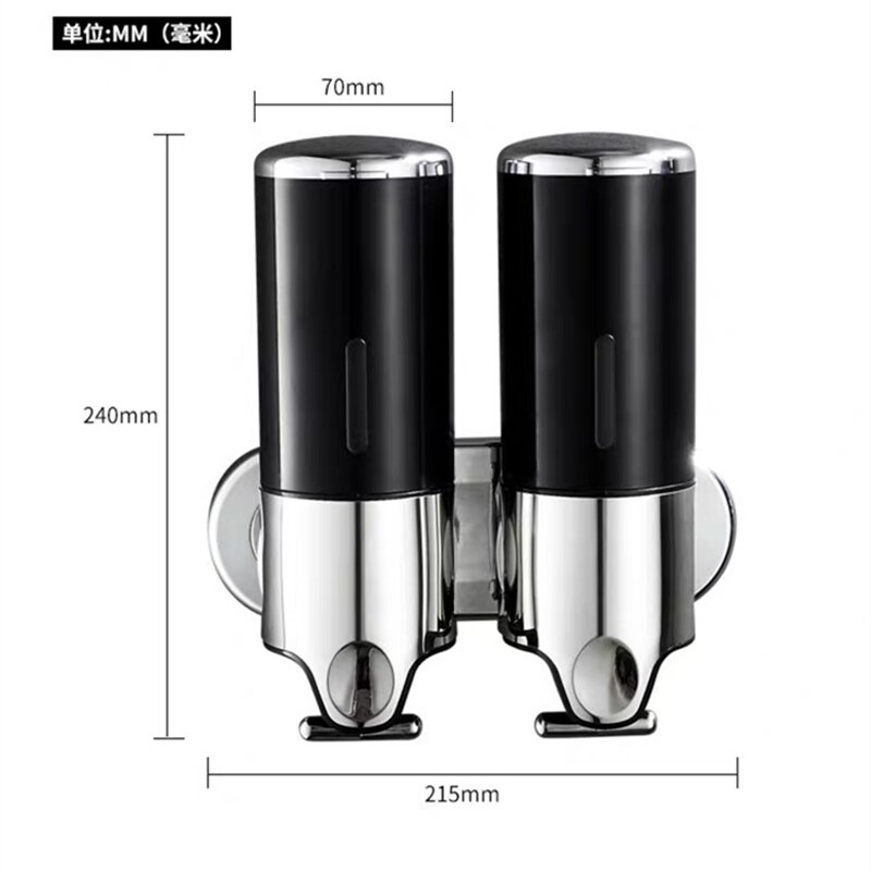 LIUYUE Flüssigkeit Seife Spender 500 ml Schlecht Zauberstab Montiert Kunststoff Shampoo Flüssigkeit Spender Hand Waschen Küche Zubehör