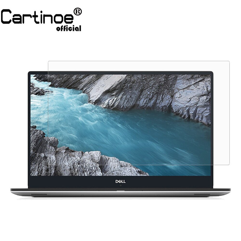 Cartinoe 15.6 zoll 16:9 laptop-displayschutzfolie für dell xps 15 xps 15 9560 9550 9570 9575 klare bildschirmfilter-schutzfolie 2 stück