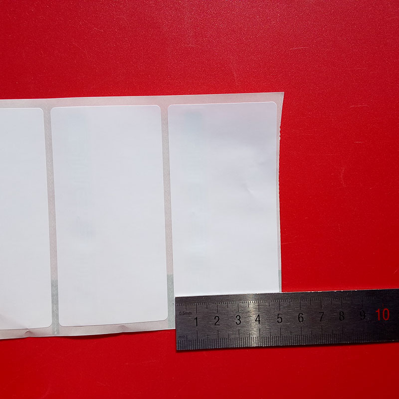Rfid electronic tag uhf Alien 9640 stickers waterproof PP synthetic passive RF tag 2*4 inch label