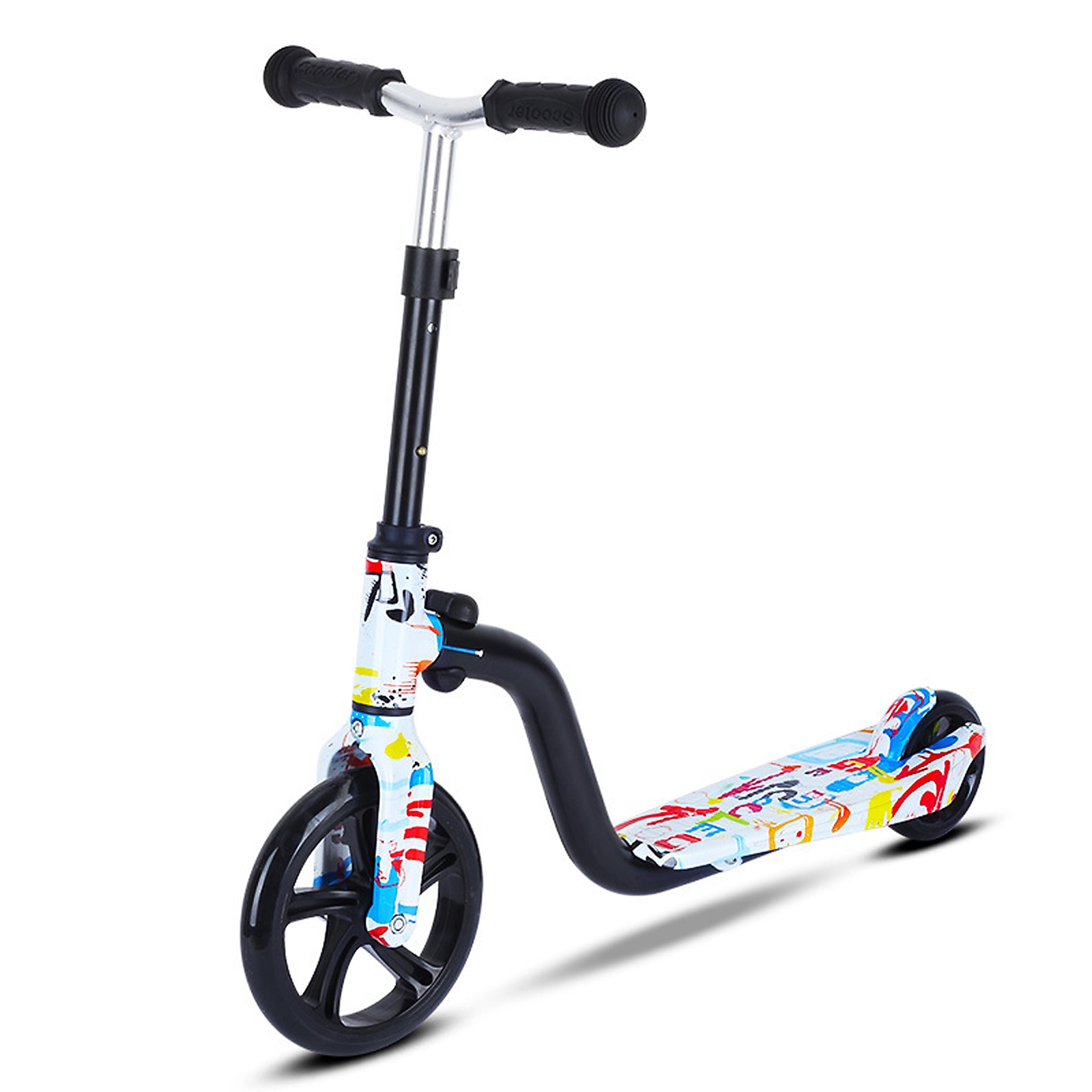 Opvouwbare Scooter Voor Kinderen 3 Wiel Scooter Met Licht Up Wielen Kick Scooter Voor Peuters 3-8 Jaar Verstelbare hoogte Scooter: color 1