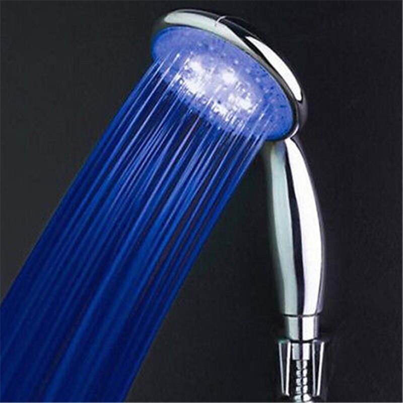 LED Anion Shower SPA Shower Head Pressurized Water - Saving Temperature Control Colorful Handheld Big Rain Shower