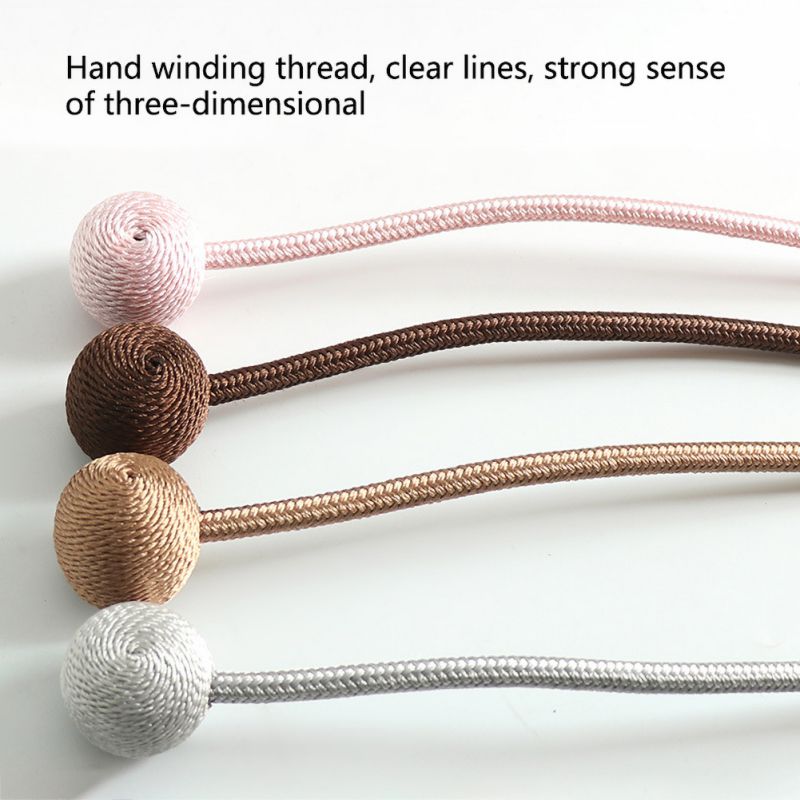 Magnetische Bal Gordijn Tiebacks Vastzetmogelijkheden Terugloopsper Gesp Clips Accessoire Gordijn Staven Accessoires 2 Stuks