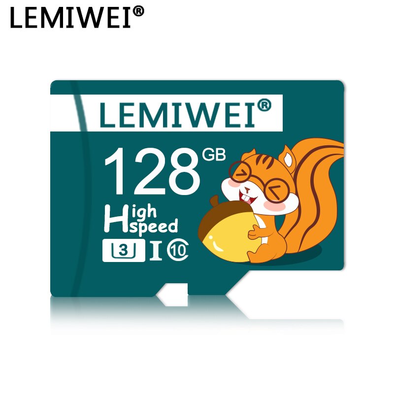 Karta pamięci Lemiwei 64GB 32GB 16GB karta wysokiej prędkości TF klasa 10 UHS-I karta TransFlash pudełko na karty na smartfona