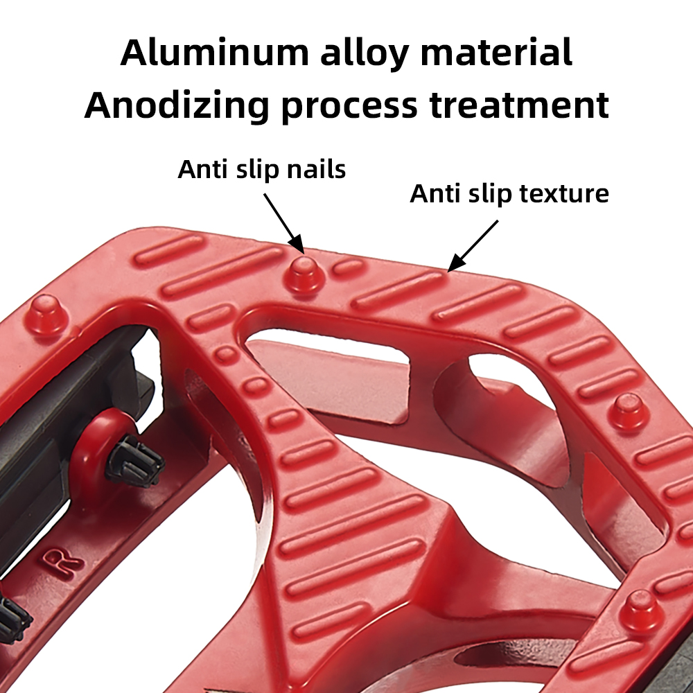 VXM Bicycle Sealed DU Bearing Nonslip Pedal Mountain Cycling Aluminium Alloy Ultralight Pedal Road MTB Pedals Bike Accessories