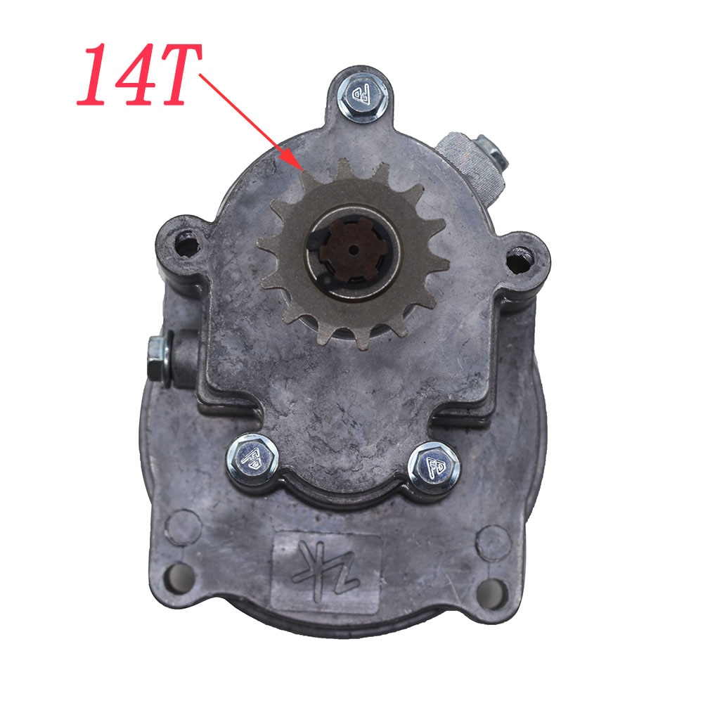 T8F 11 14 17 20 Tand Koppeling Drum Versnellingsbak Tandwiel 33cc 43cc 49cc Ty Hengel Ii Go Kart Mini moto Dirt Bike Scooter Xtreme: 14T Gear Box Only