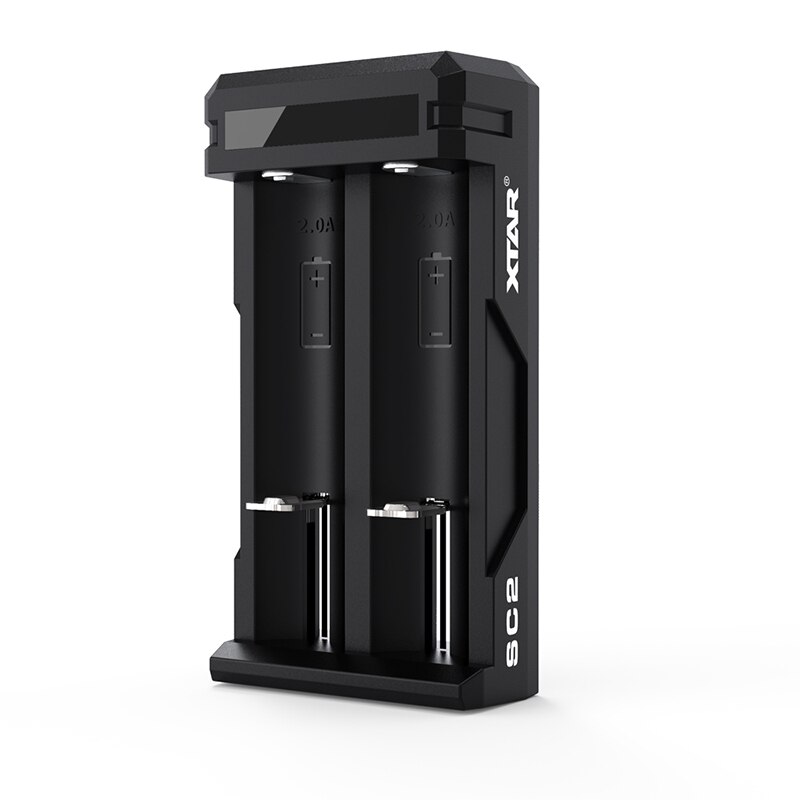 XTAR 18650 Charger MAX 3A Fast Charge Charging Rechargeable Battery 18650 18700 20700 21700 22650 25500 26650 Li-Ion Battery: XTAR SC2