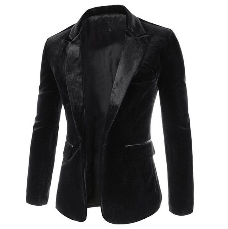 Zogaa höst vinter casual herr kavaj manchester lapptäcke herr företag en knapp slim fit masculino manlig kostym jacka kavaj