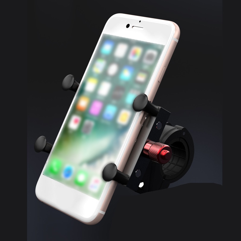 Motorcycle Cell Phone Holder Metal Durable Top
