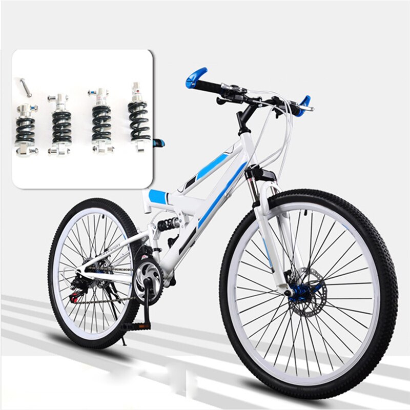 Mtb maastopyörä metalli takajousitus puskuri jousi iskunvaimennin polkupyörän osat takaisku 125/150mm 1200/1500 lbs