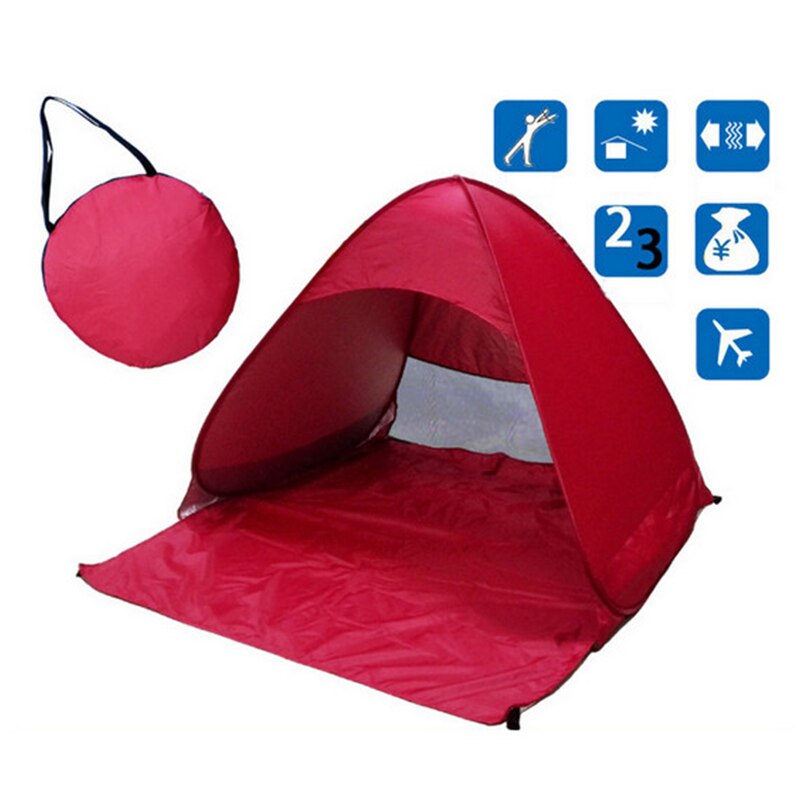 1 - 2 Person Strand Zelt Ultraleicht Klapp Zelt Pop Up Automatische Offenen Zelt Familie Tourist Fisch Camping Sonne Schatten zelt X109D: color6