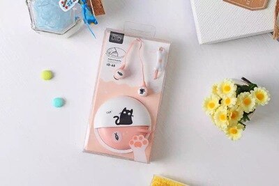 Diid Creatieve Cartoon In-Ear Hoofdtelefoon Kat Praten Met Een Microfoon Headset Stijl Raakte De ID65