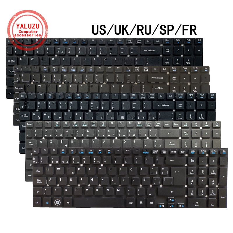 US/UK/RU/SP/FR teclado de ordenador portátil para ACER V5WE2 V5WC2 Q5WV8 Q5WV1 Z5WAH Z5WE3 TMP455 MS2394 CN7-791G 2508-C8UL