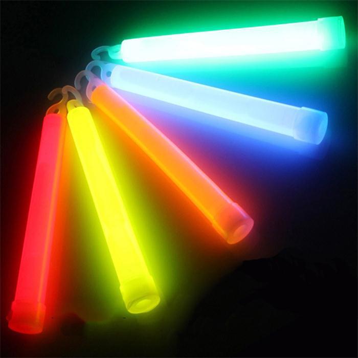 1 Uds. Que brillan en la oscuridad palo de luz química palo de Camping decoración de emergencia para fiestas suministros químicos fluorescentes