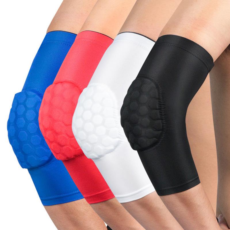 2pcs Sports Stretch Honeycomb Arm Guard Anti-Collision Pressure Elbow Cover Pad Fitness Armguards Sports Cycling Arm Warmers