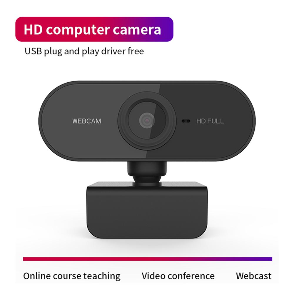 Hd 1080P Webcam Mini Computer Usb Pc Webcam Met Microfoon Clip-Op Camera &#39;S Voor Live-uitzending Video Bellen conferentie Werk