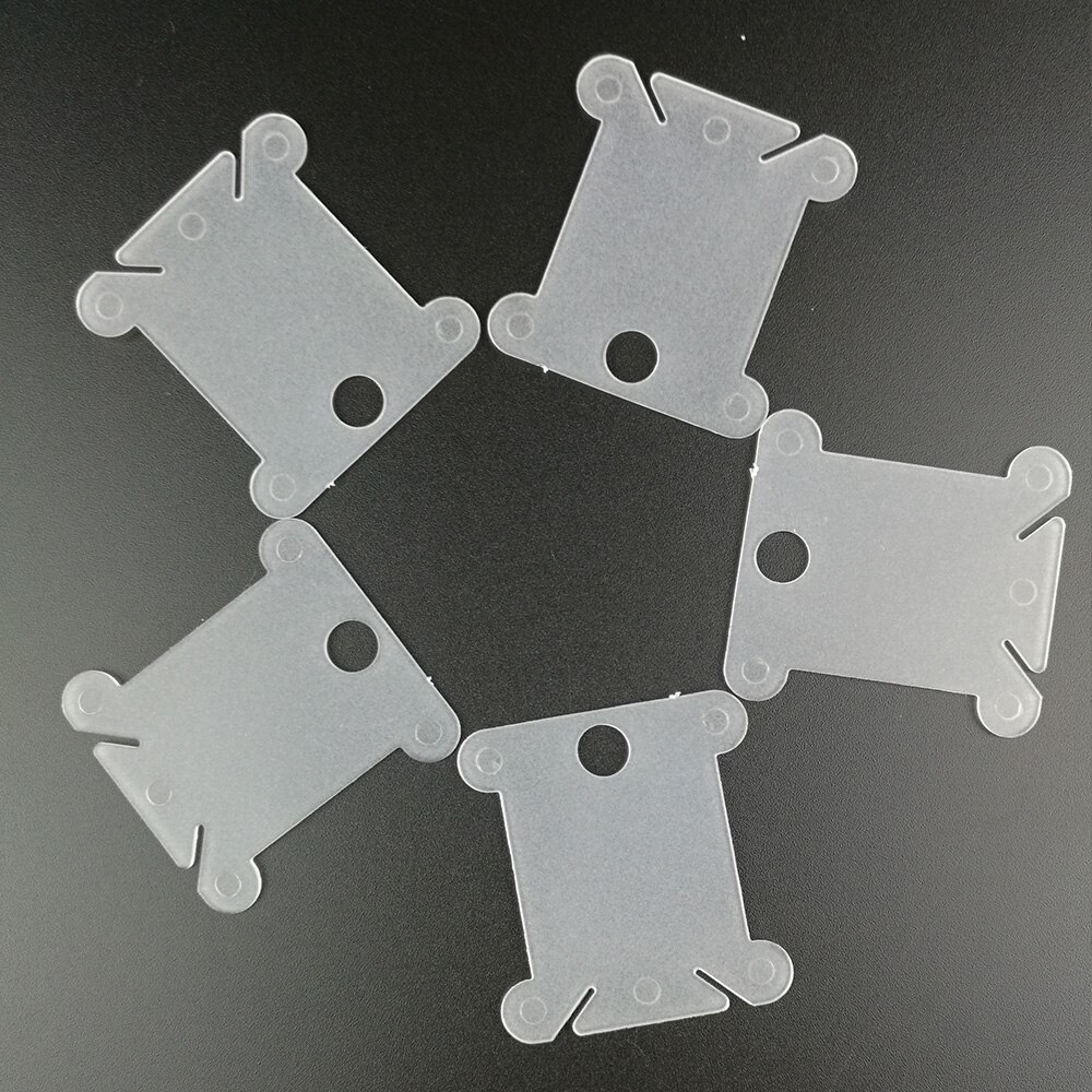 20pcs Plastic Sewing Sewing Tool Winding Plate Board Thread Bobbin Holder Floss Storage Coiling Spool Embroidery Craft Kit