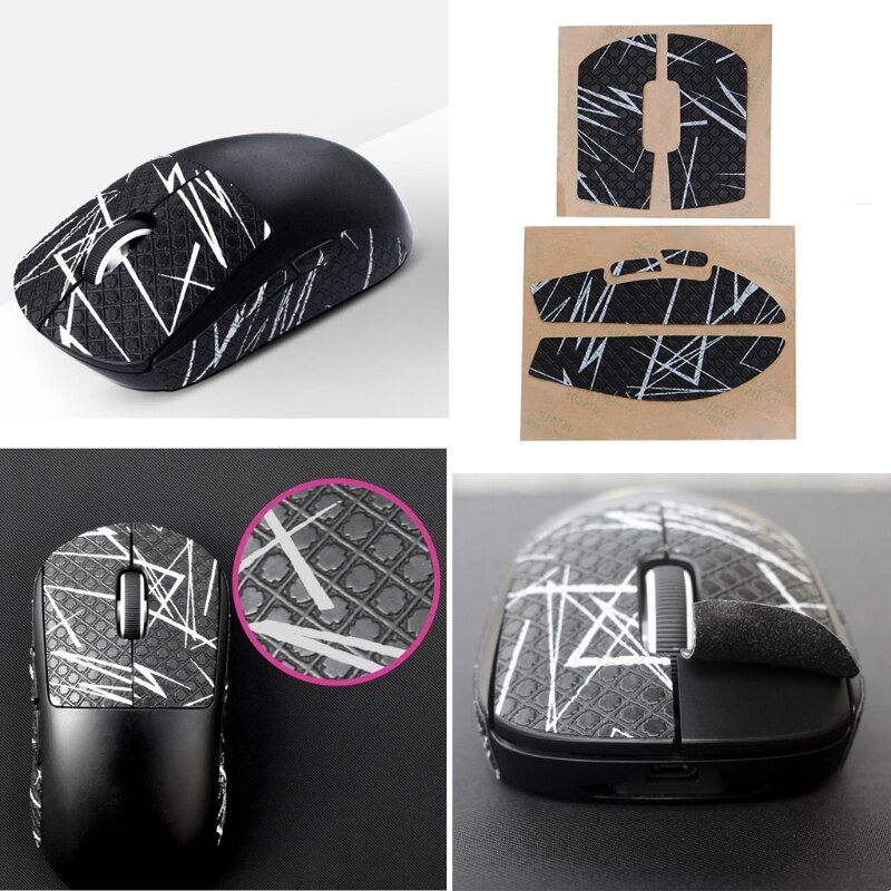 DIY Mouse Skin Mouse Skates Side Stickers Sweat Resistant Pads Anti-slip Grip Tape for logitech G Pro X Superlight Mouse