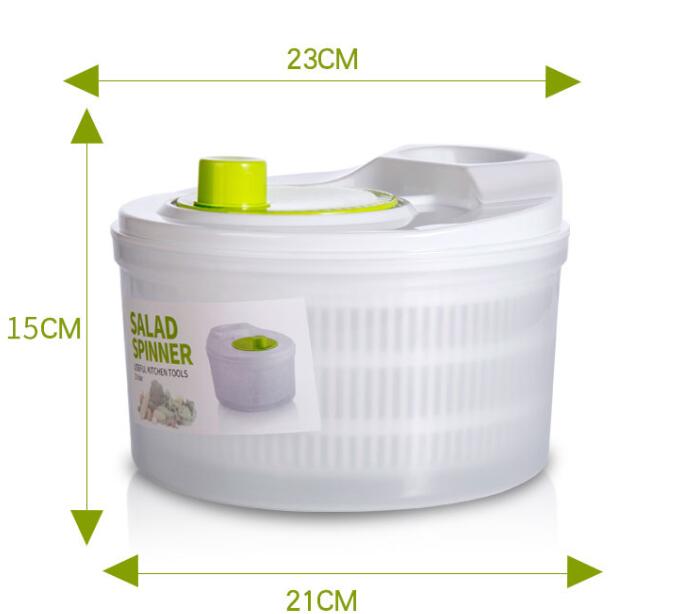 Plastic salad tool bowl giant salad mixer for washing dried leaf vegetables kitchen accessories dryer drain rack basket MJ721