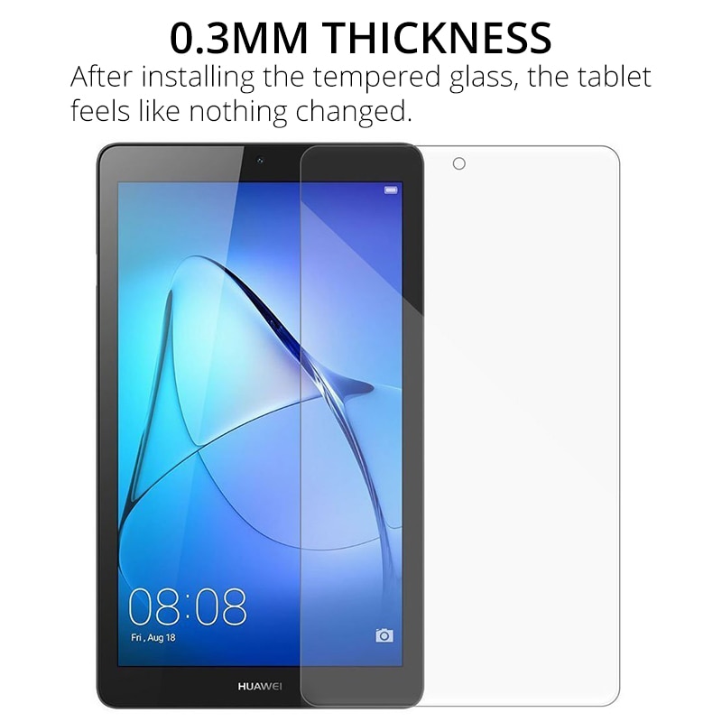 Skärmskydd i härdat glas för huawei mediapad  t5 10 t3 9.6 8 8.0 t3 7 3g t3 7.0 wifi  t1 7.0 t5 8 " skyddsfilm