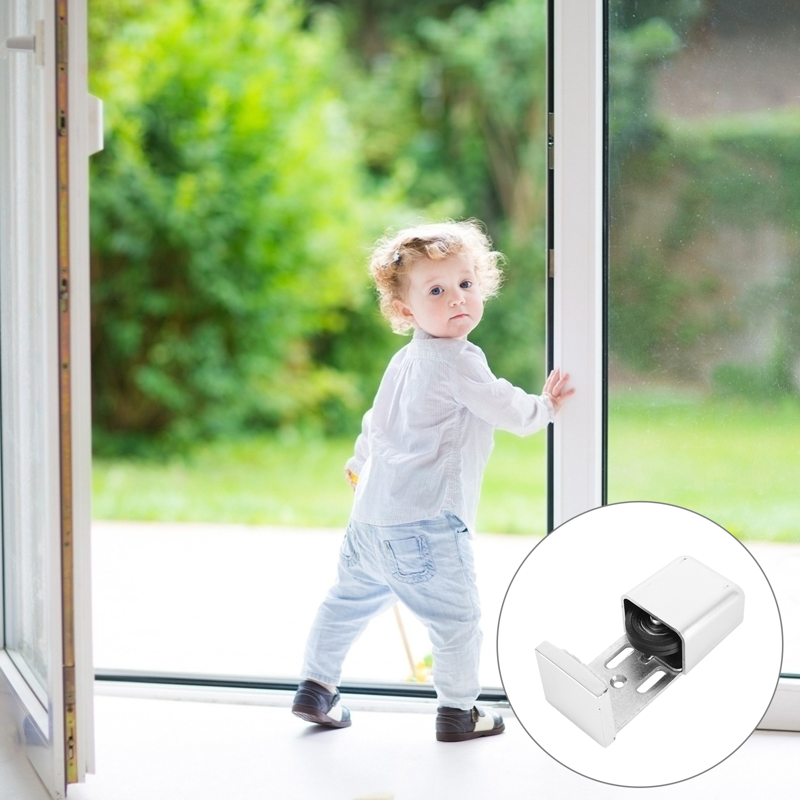 Sliding Barn Door Stay Roller Floor Guide Bottom Stainless Steel Floor Guide