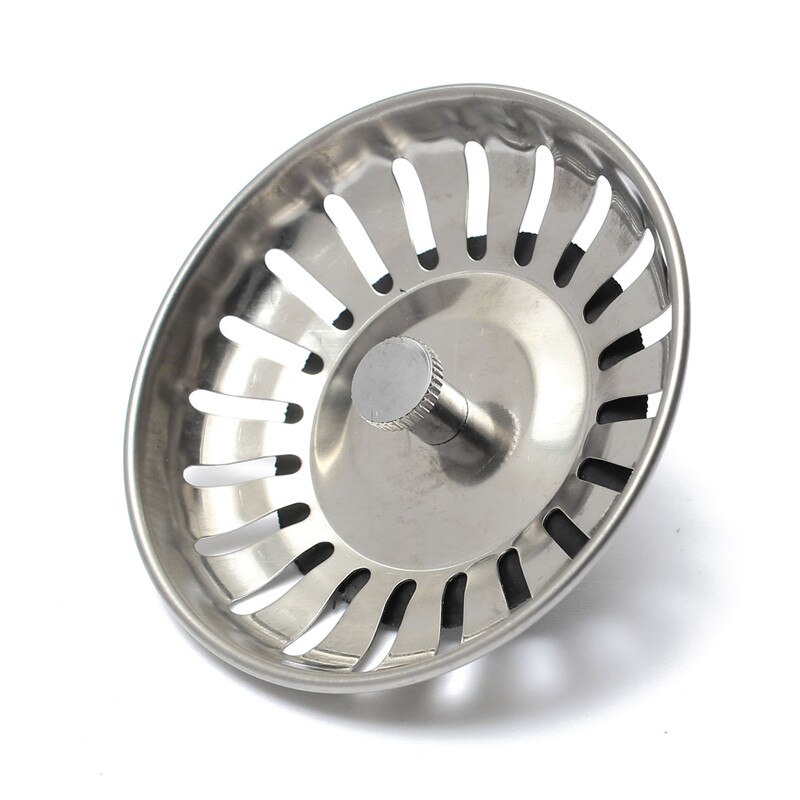 1Pcs Rvs Vervanging Zeef 79Mm Keuken Water Wastafel Spoelbak Afdruiprek Zeef Leach Mand Afval Plug Stopper Filter