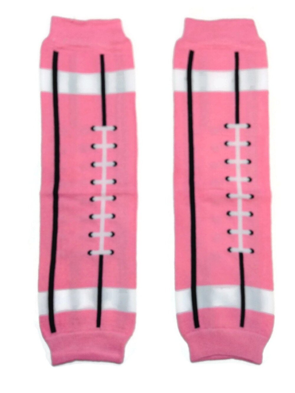Pink / Brown Football legwarmers winter warm legs leggings 6pairs/lot Baby boy girl crawling socks knee pads